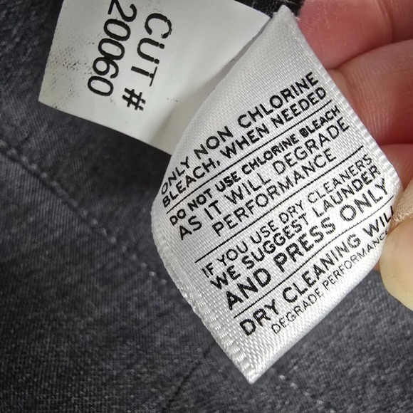 Mizzen Main Pants Mens 32x33 Gray Slim Straight Performance Stretch Office - Picture 6 of 12